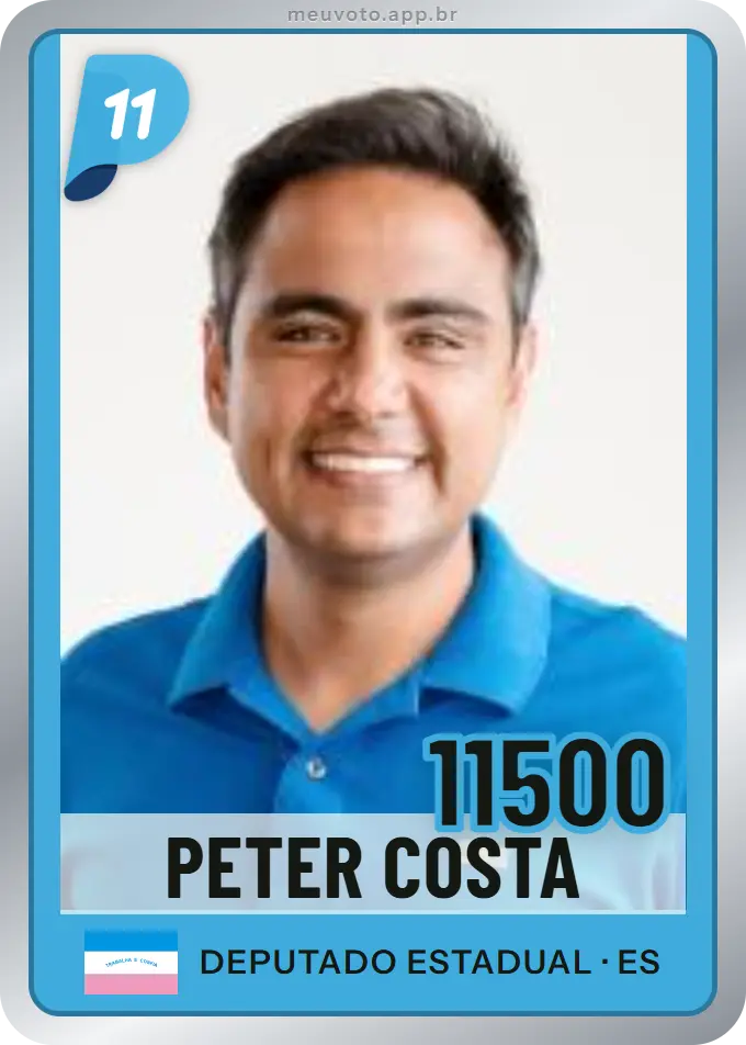 Carta de Peter Costa, número 11500, PP