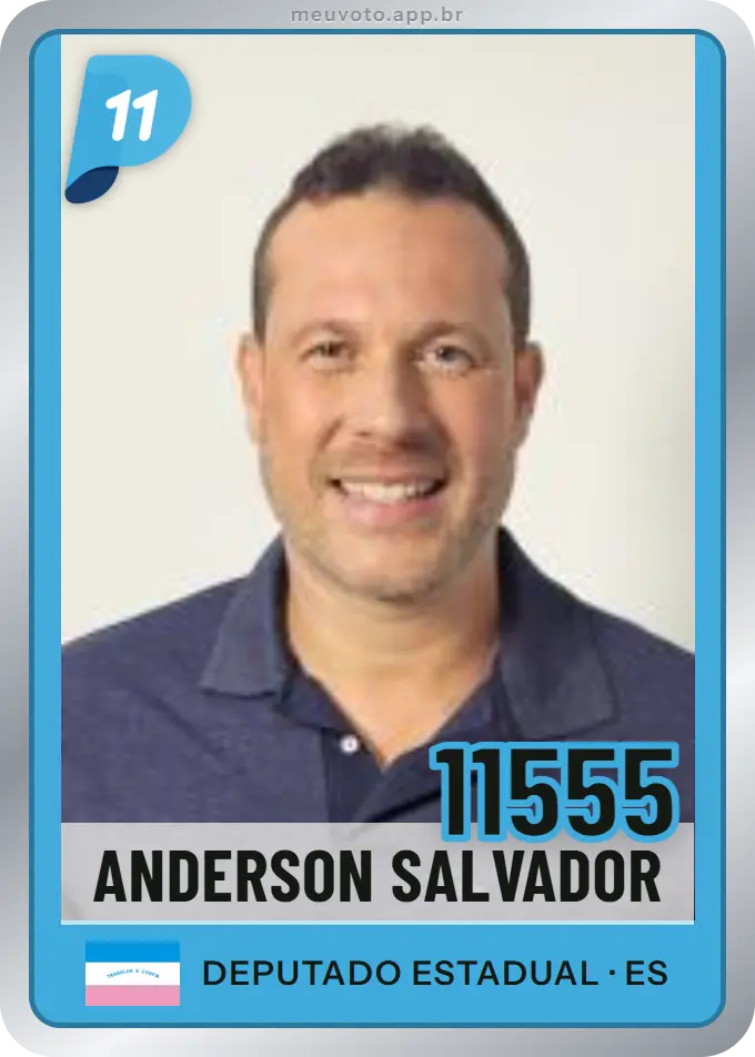 Carta de Anderson Salvador, número 11555, PP