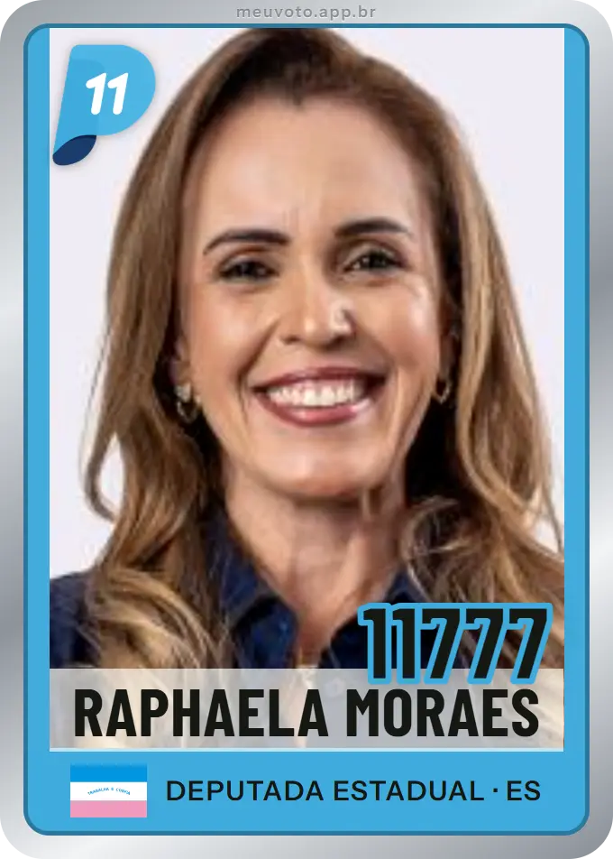 Carta de Raphaela Moraes, número 11777, PP