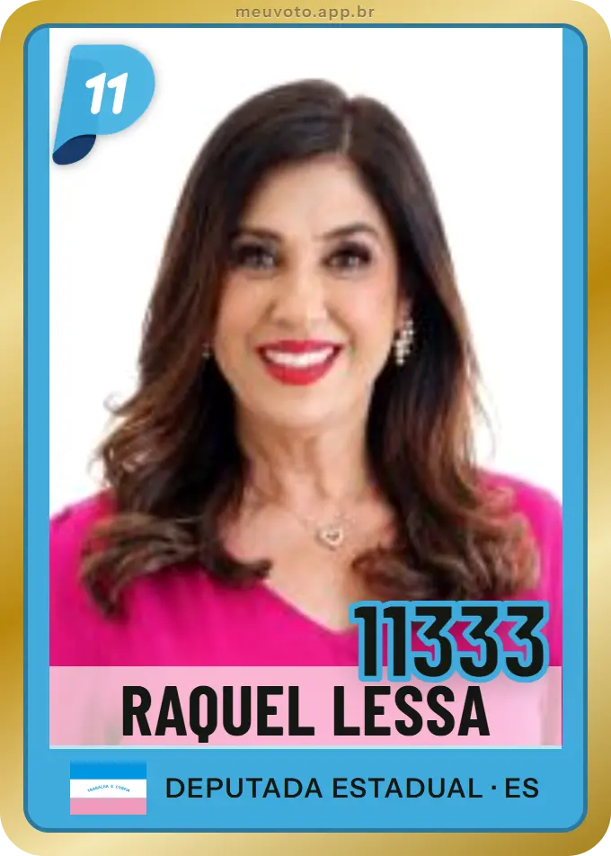 Carta de Raquel Lessa, número 11333, PP
