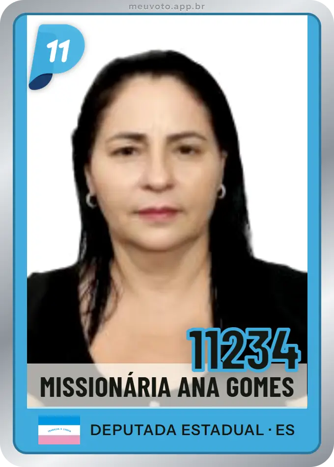 Carta de Missionária Ana Gomes, número 11234, PP
