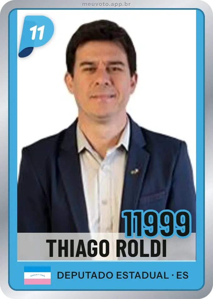 Carta de Thiago Roldi, número 11999, PP