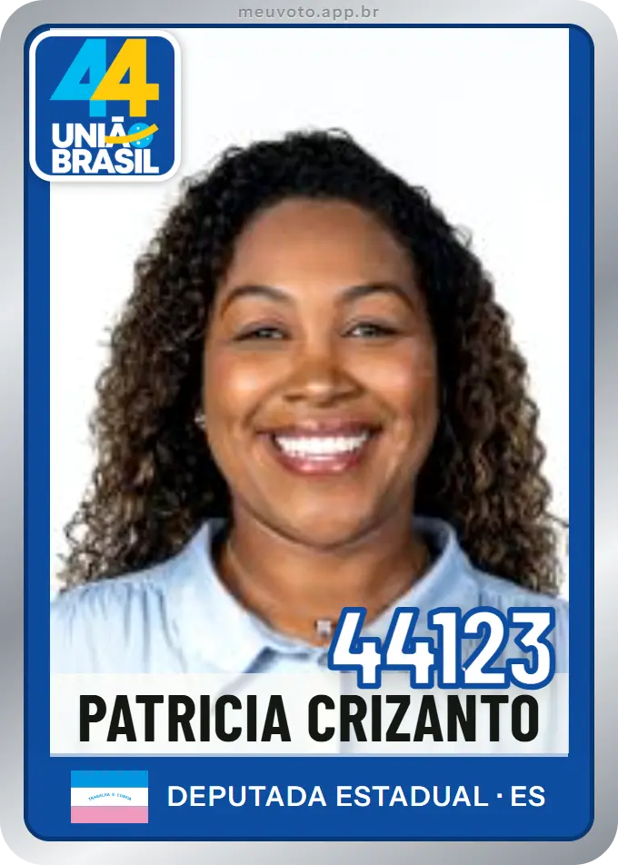 Carta de Patricia Crizanto, número 44123, União