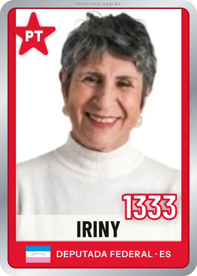 Carta de Iriny, número 1333, PT