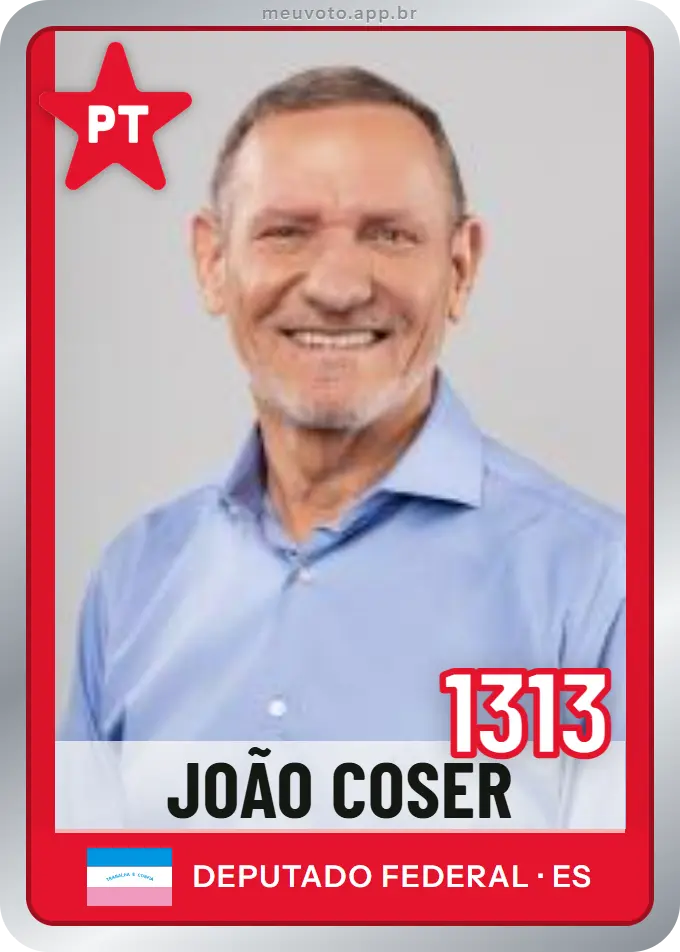 Carta de João Coser, número 1313, PT