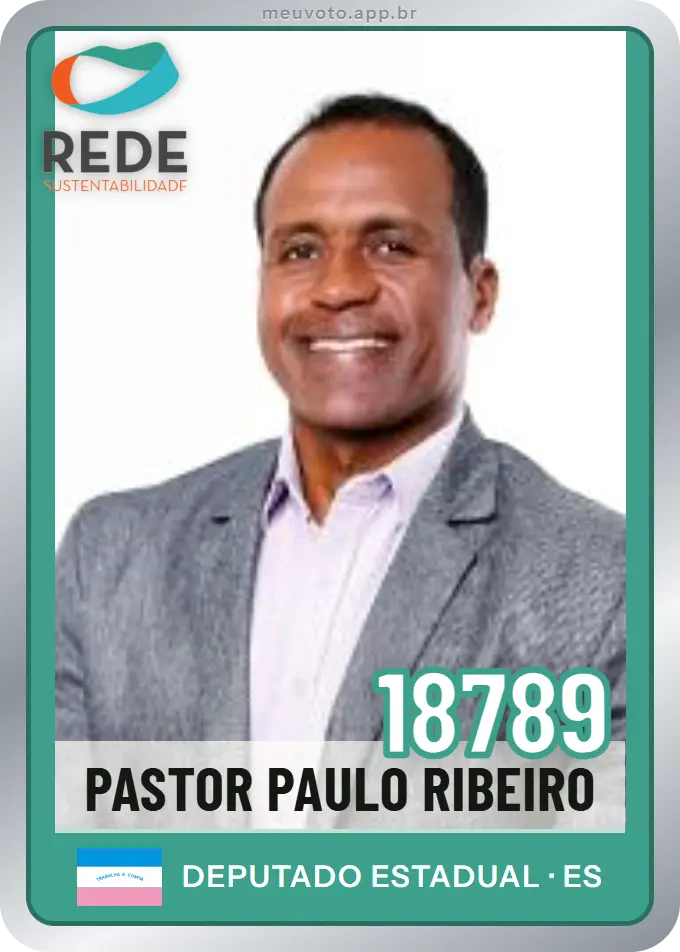 Carta de Pastor Paulo Ribeiro, número 18789, Rede