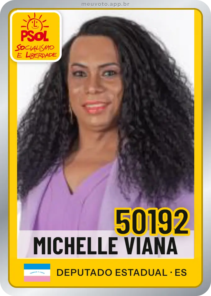 Carta de Michelle Viana, número 50192, PSOL