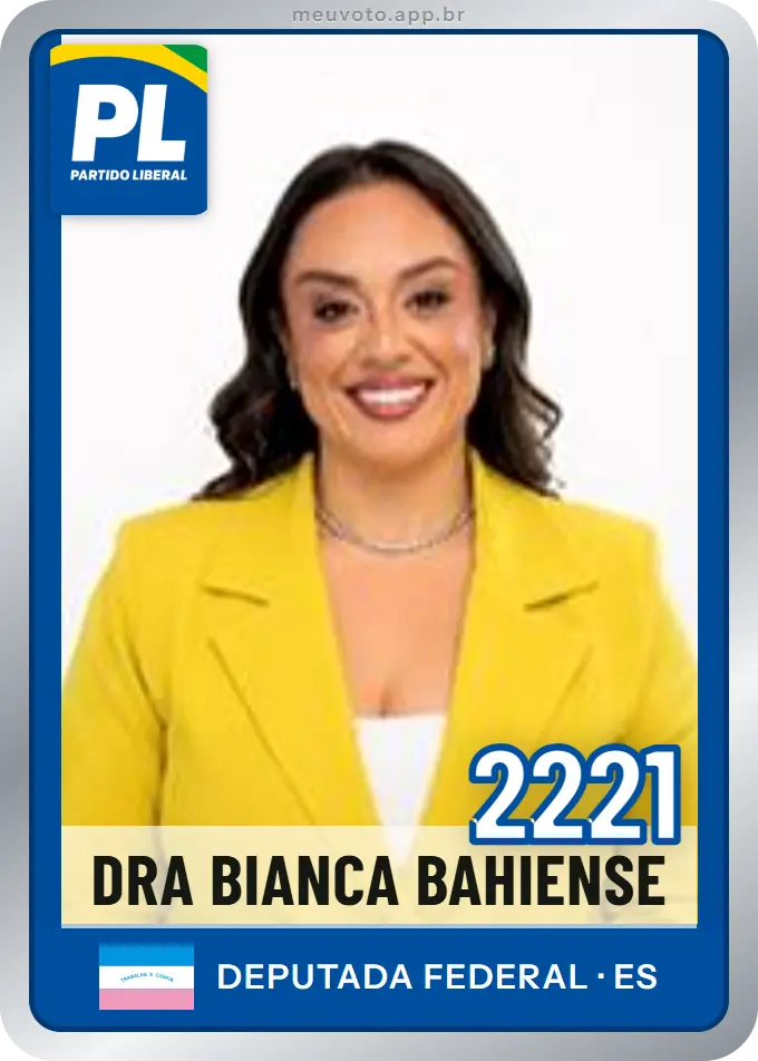 Carta de Dra Bianca Bahiense, número 2221, PL