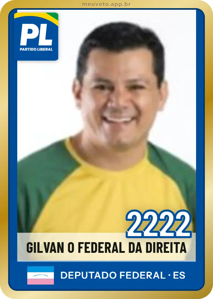 Carta de Gilvan O Federal da Direita, número 2222, PL