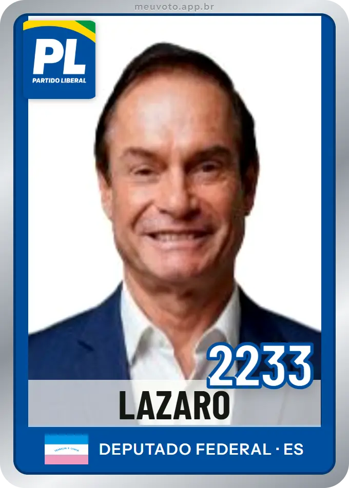 Carta de Lazaro, número 2233, PL