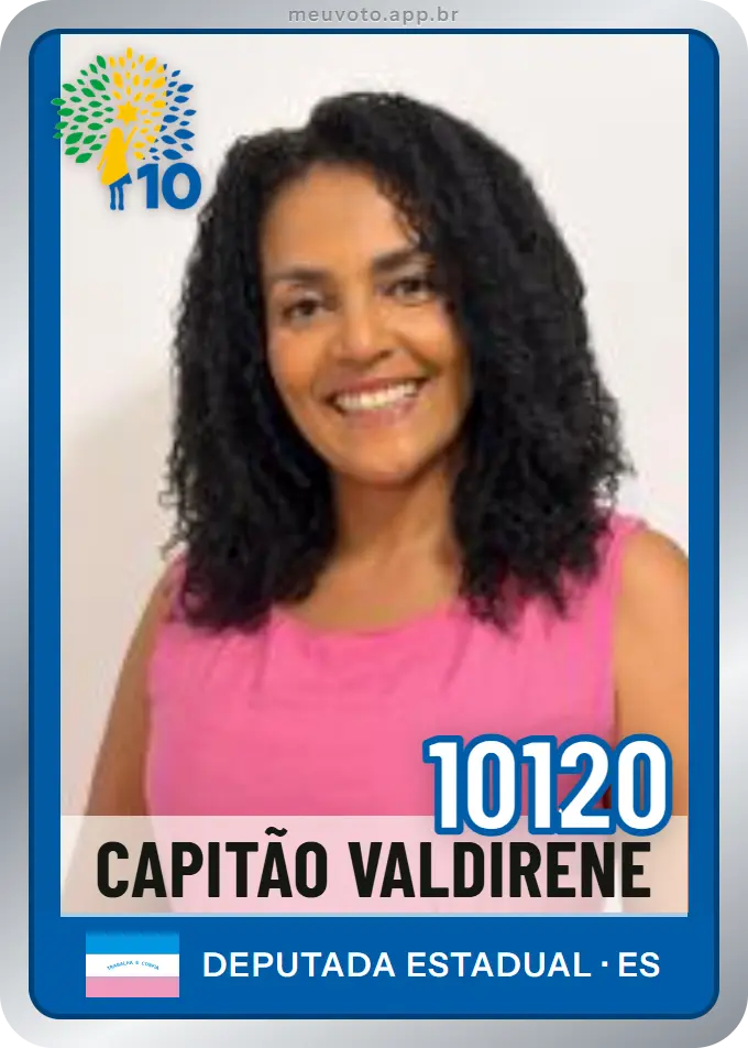 Carta de Capitão Valdirene, número 10120, Republicanos