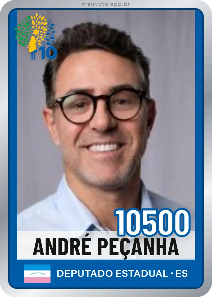 Carta de André Peçanha, número 10500, Republicanos