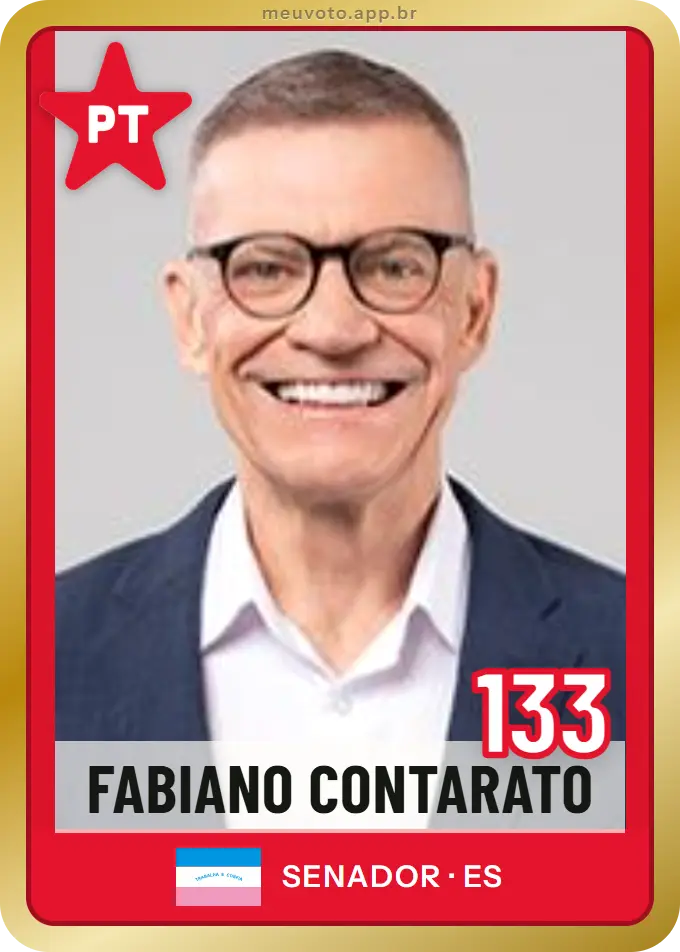 Carta de Fabiano Contarato, número 133, PT