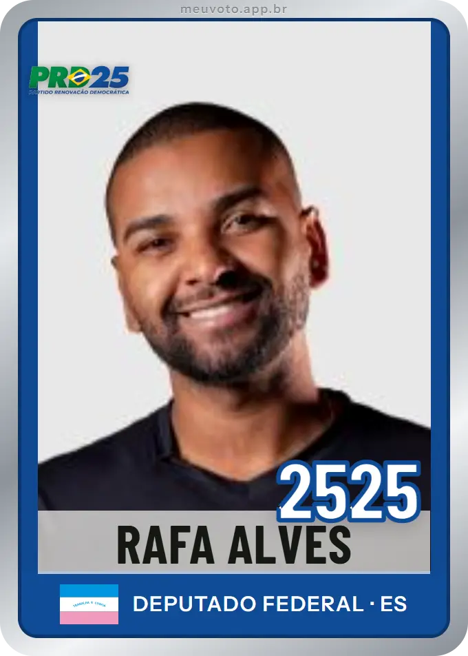 Carta de Rafa Alves, número 2525, PRD