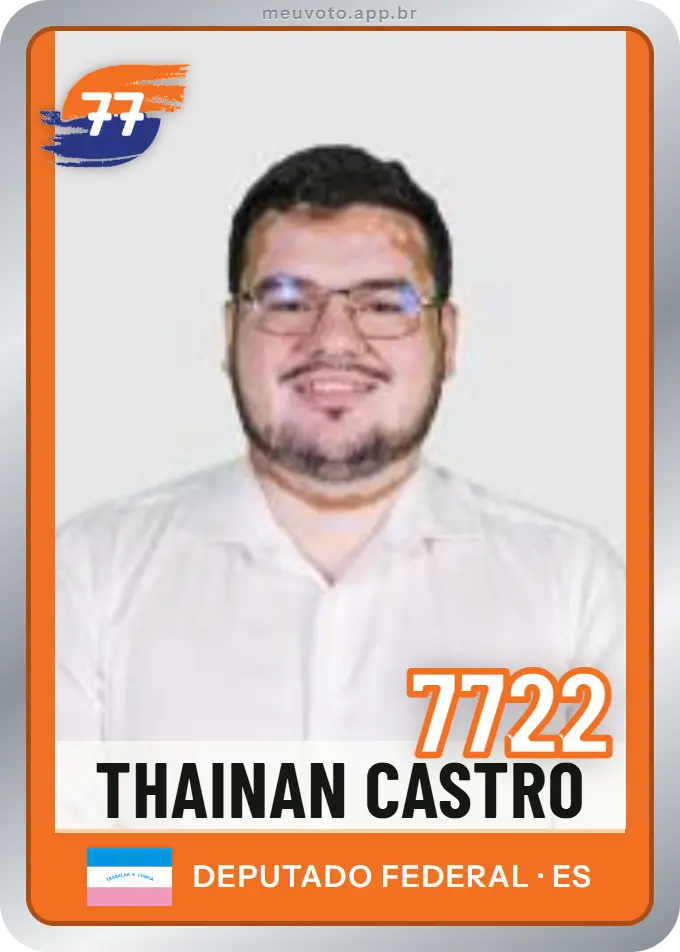 Carta de Thainan Castro, número 7722, Solidariedade