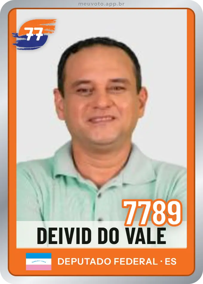 Carta de Deivid do Vale, número 7789, Solidariedade