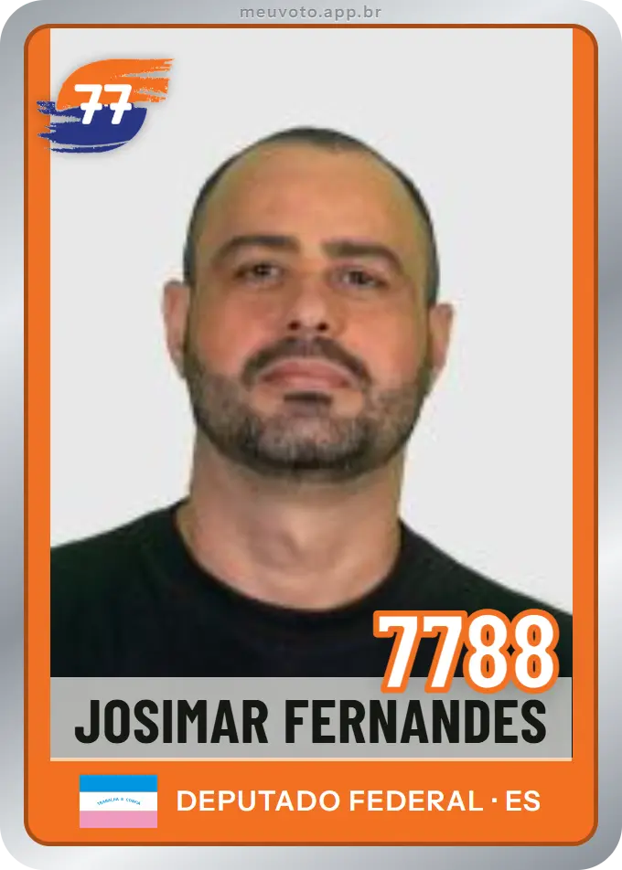 Carta de Josimar Fernandes, número 7788, Solidariedade