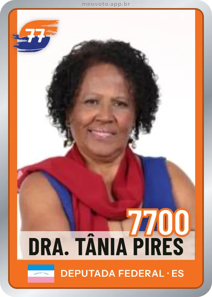 Carta de Dra. Tânia Pires, número 7700, Solidariedade