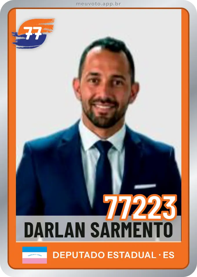 Carta de Darlan Sarmento, número 77223, Solidariedade