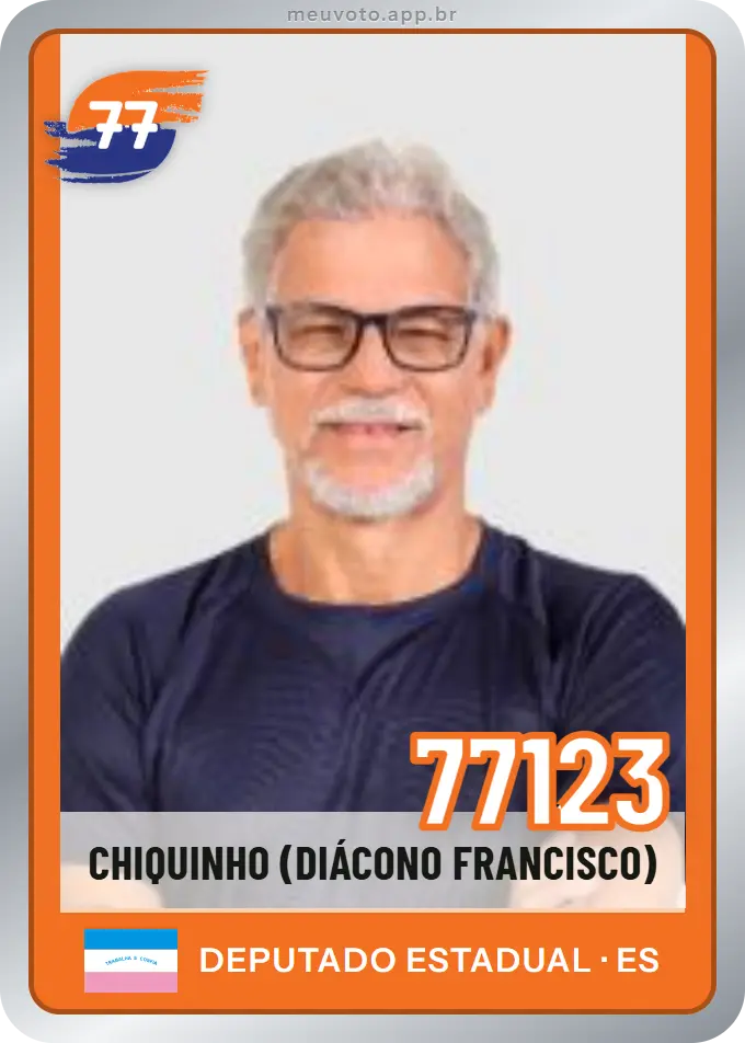 Carta de Chiquinho (diácono Francisco), número 77123, Solidariedade
