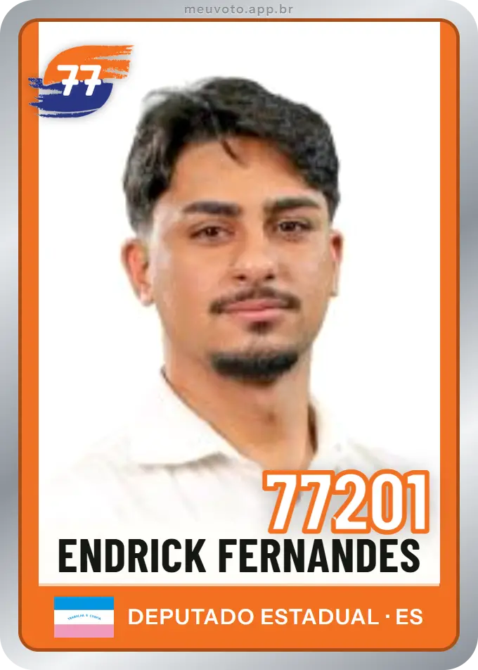 Carta de Endrick Fernandes, número 77201, Solidariedade