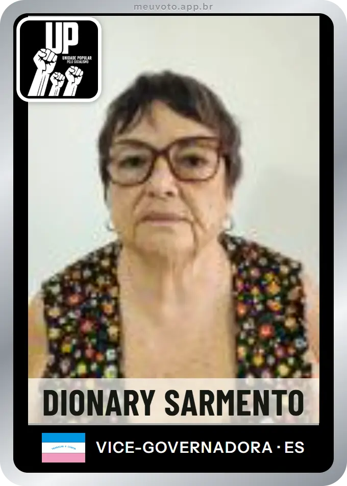 Carta de Dionary Sarmento, UP
