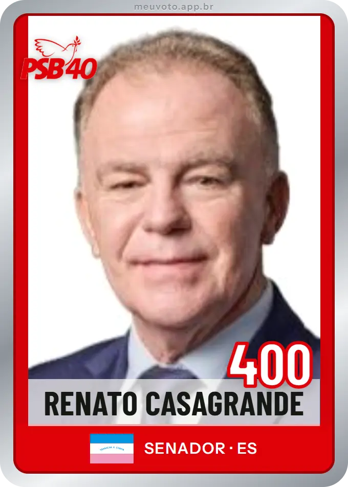 Carta de Renato Casagrande, número 400, PSB