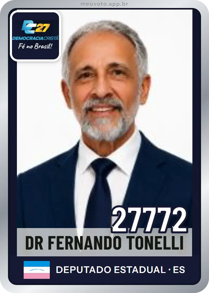 Carta de Dr Fernando Tonelli, número 27772, DC
