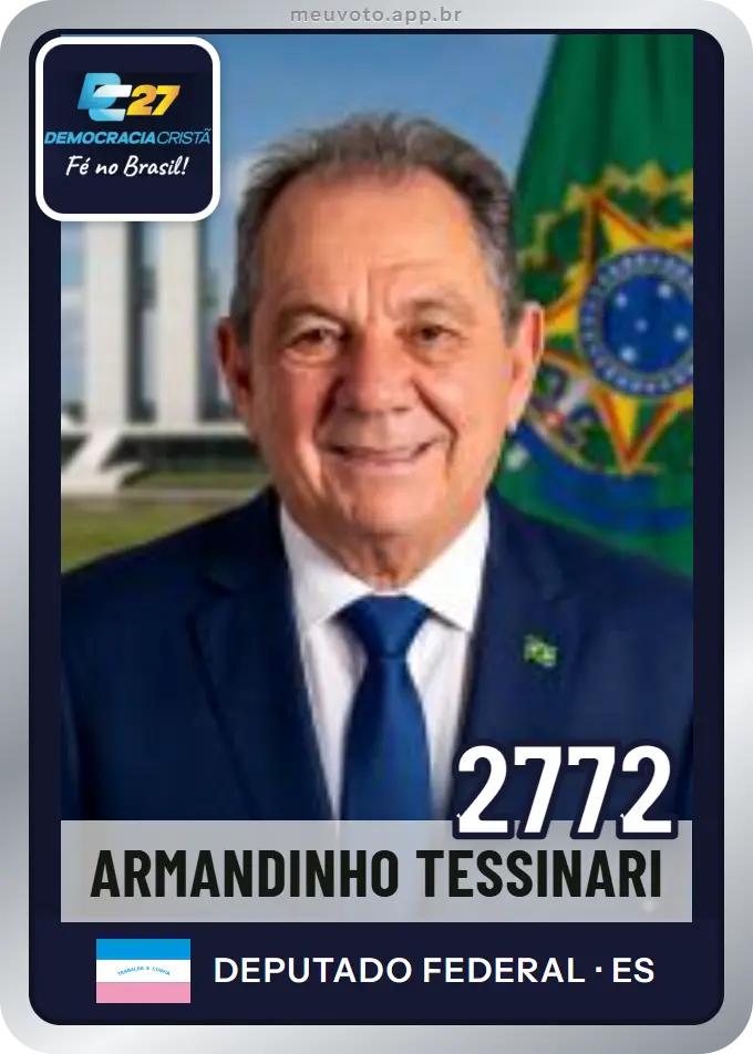 Carta de Armandinho Tessinari, número 2772, DC