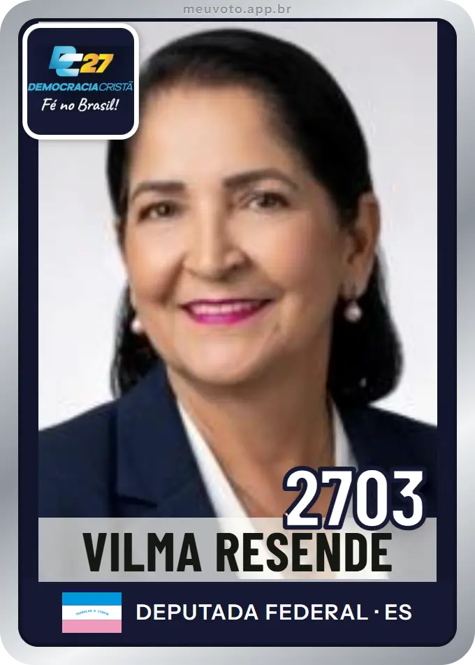 Carta de Vilma Resende, número 2703, DC