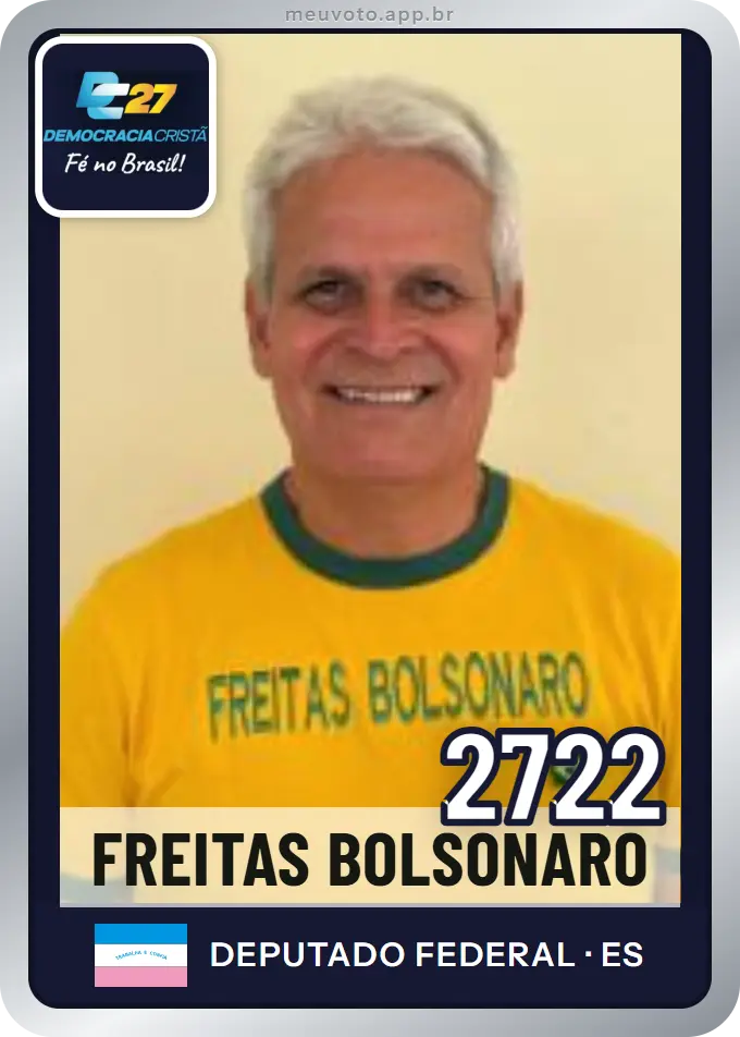 Carta de Freitas Bolsonaro, número 2722, DC