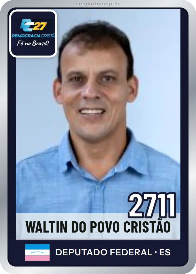 Carta de Waltin do Povo Cristão, número 2711, DC