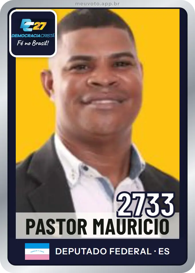Carta de Pastor Maurício, número 2733, DC