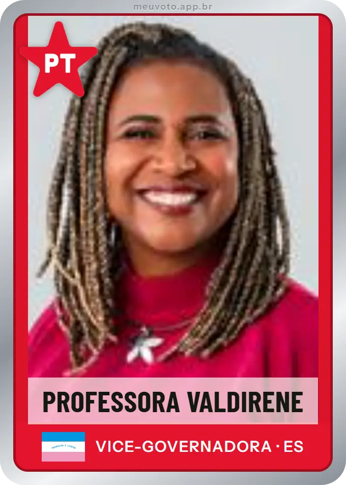 Carta de Professora Valdirene, PT
