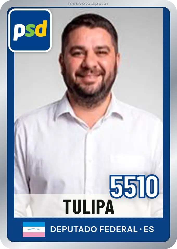 Carta de Tulipa, número 5510, PSD