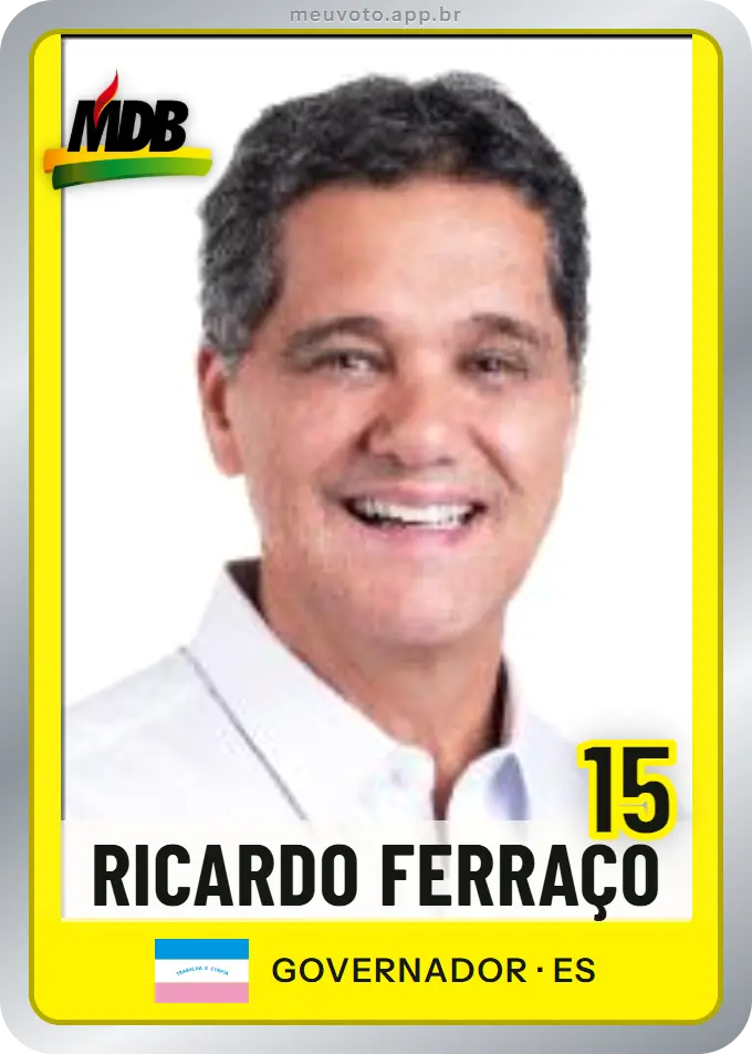 Carta de Ricardo Ferraço, número 15, MDB