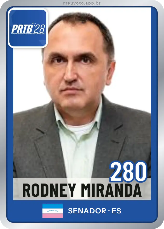 Carta de Rodney Miranda, número 280, PRTB