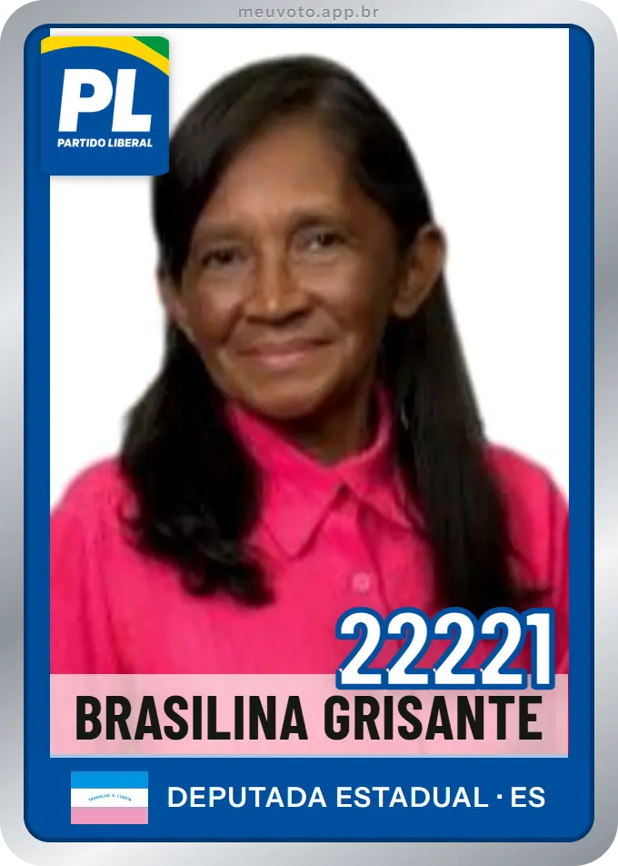 Carta de Brasilina Grisante, número 22221, PL