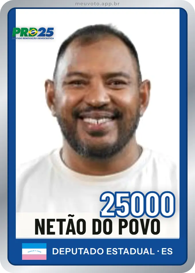 Carta de Netão do Povo, número 25000, PRD