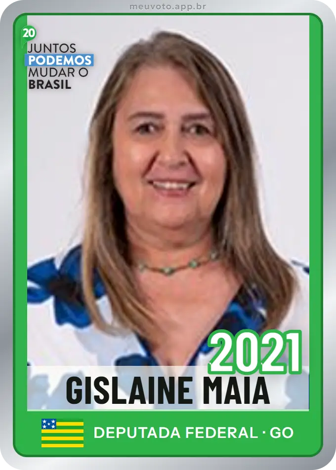 Carta de Gislaine Maia, número 2021, Podemos