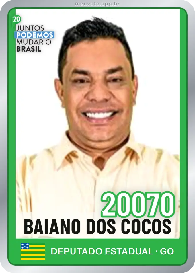Carta de Baiano dos Cocos, número 20070, Podemos
