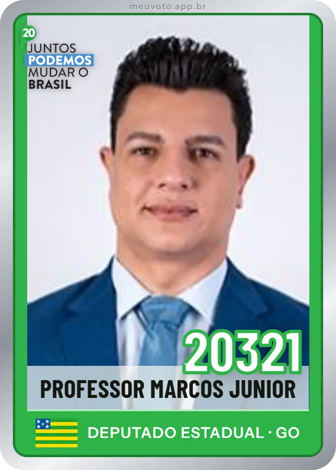 Carta de Professor Marcos Junior, número 20321, Podemos