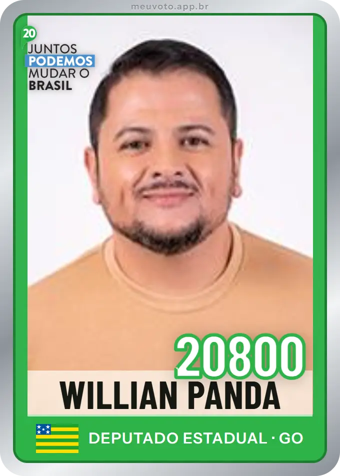 Carta de Willian Panda, número 20800, Podemos
