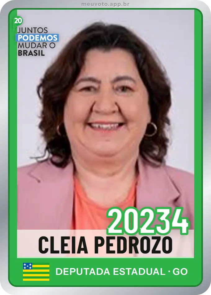 Carta de Cleia Pedrozo, número 20234, Podemos
