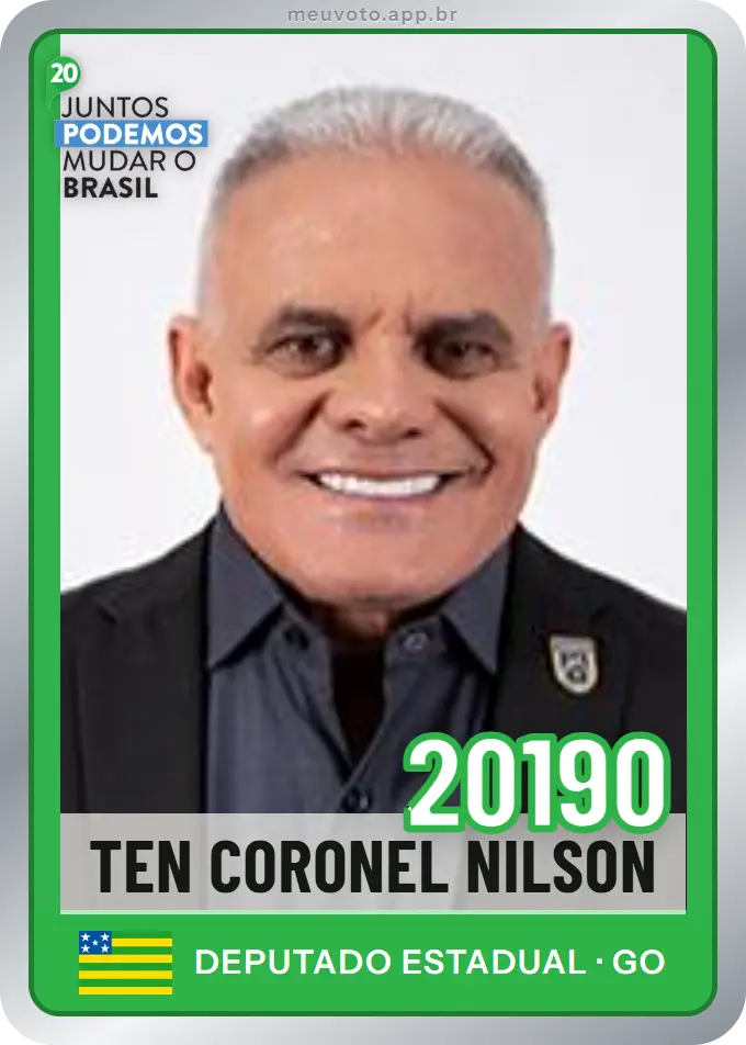 Carta de Ten Coronel Nilson, número 20190, Podemos