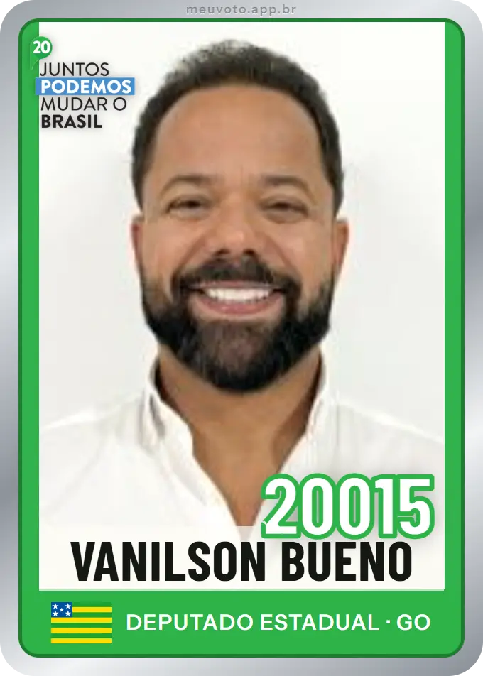 Carta de Vanilson Bueno, número 20015, Podemos