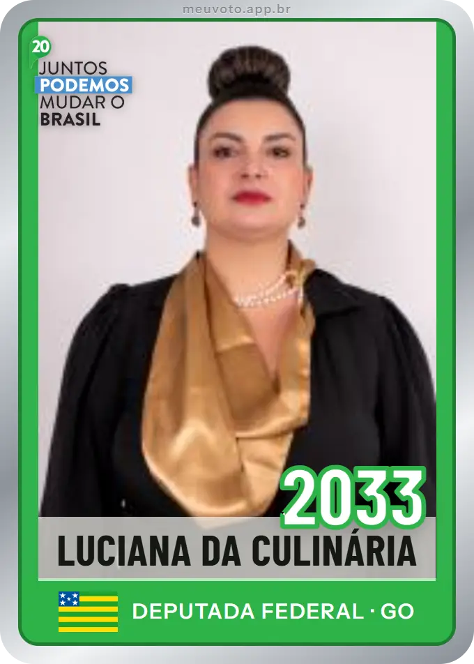 Carta de Luciana da Culinária, número 2033, Podemos