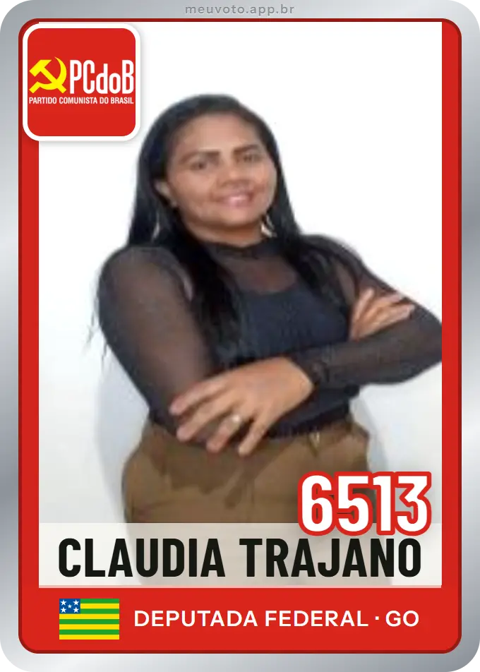 Carta de Claudia Trajano, número 6513, PCdoB
