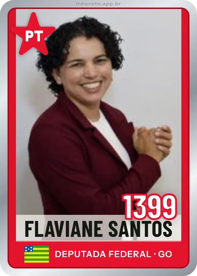 Carta de Flaviane Santos, número 1399, PT