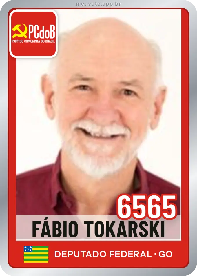 Carta de Fábio Tokarski, número 6565, PCdoB